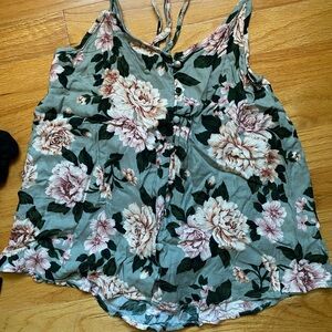 American Eagle Floral Tank